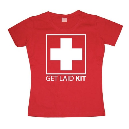 Fun girly shirt Get Laid Kit