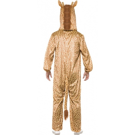Giraffe carnaval costume for adults