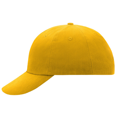 Baseballcaps in goudgele kleur