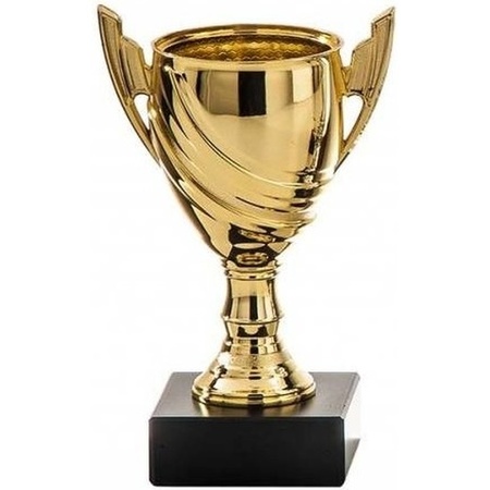 Sportprijzen/awards trofee bekers 13 cm goud/zilver/brons