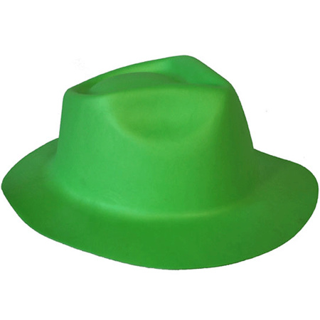 Groene bierfeest/oktoberfest hoed verkleed accessoire voor dames/heren