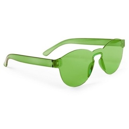 Groene feestbril voor volwassenen