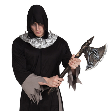 Grote hakbijl - plastic - 68 cm - Halloween/ridders verkleed wapens accessoires