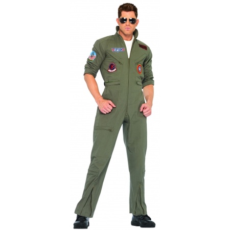 Baby Jungen piloten overall Jumpsuit Strampler langarm kostüm Armee-Grün m hut 