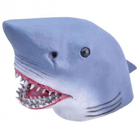 Shark carnaval mask made of rubber