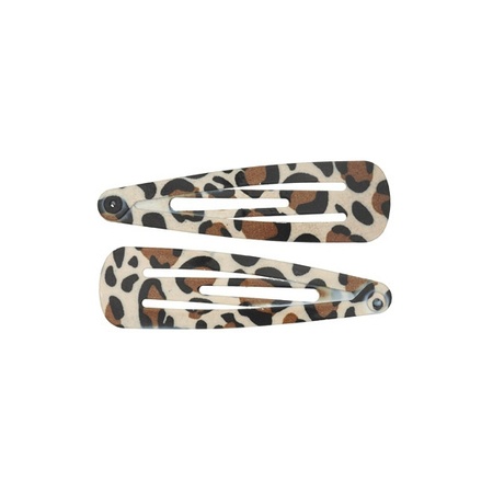 Hair clip leopard print