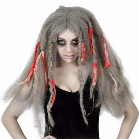 Halloween grey wig