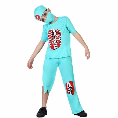 Halloween surgeon zombie costume for kids