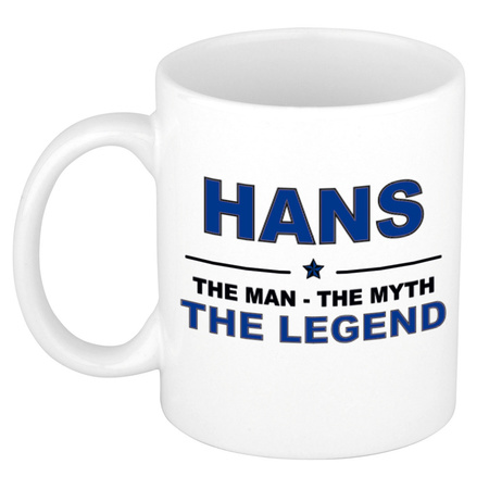 Hans The man, The myth the legend name mug 300 ml
