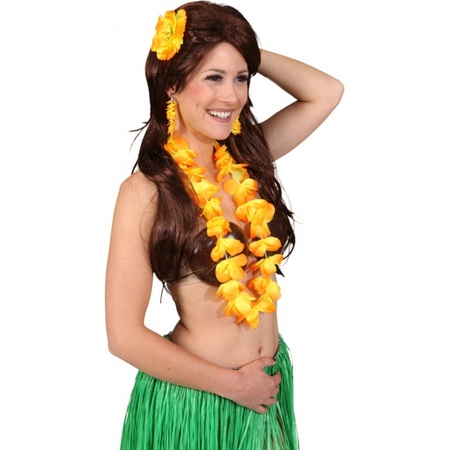 Toppers - Hawaii accessoires set ladies orange