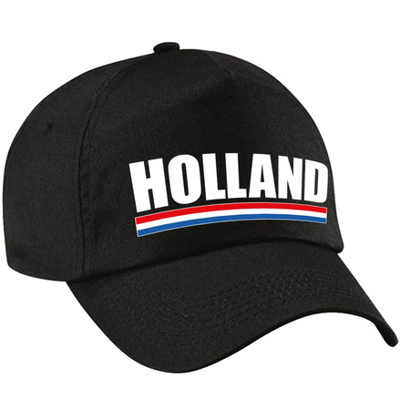Holland cap black for adults