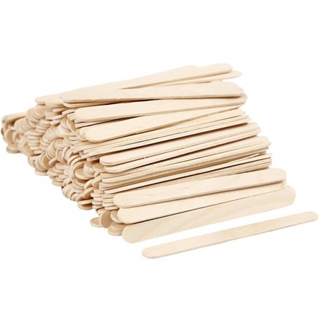 Craft sticks - wood - naturel - 200x pieces - 11.5 x 1 cm