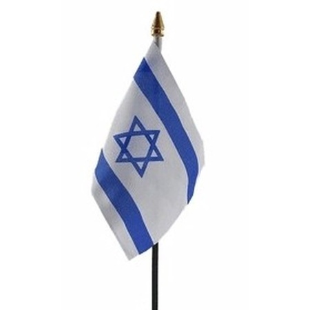 Israel vlaggetje polyester