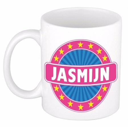 Voornaam Jasmijn koffie/thee mok of beker