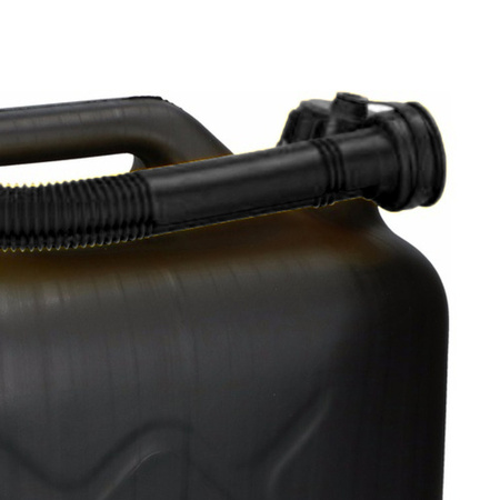 Zwarte jerrycan 10 liter voor diesel en benzine