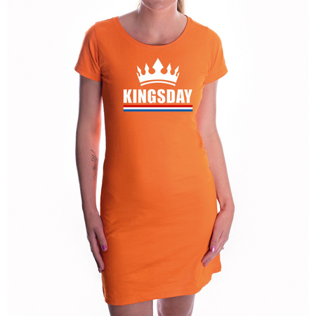 Oranje supporter / Koningsdag jurkje Kingsday voor dames