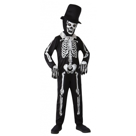 Halloween skelet pak voor | en Feest