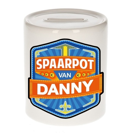 Vrolijke kinder spaarpot voor Danny