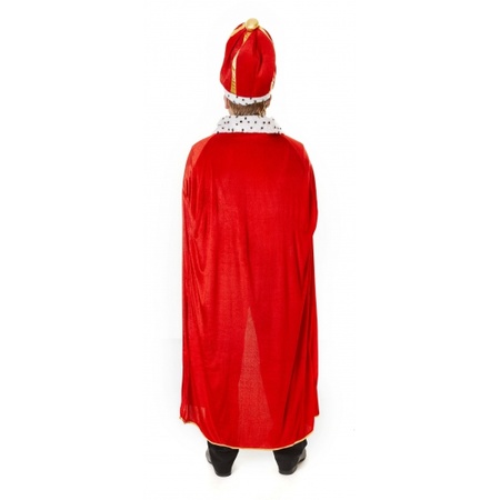 Rode konings cape met hoed