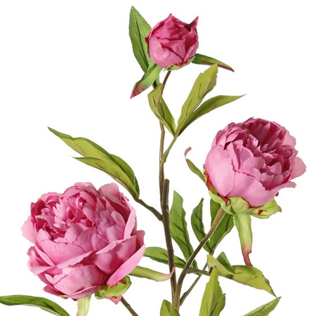 Topart Kunstbloem pioenroos Spring Dream -  roze - 73 cm - kunststof