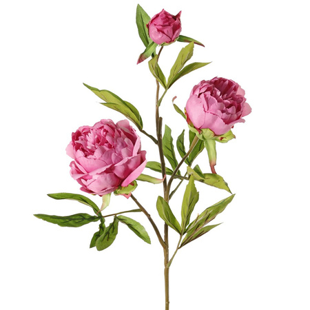 Topart Kunstbloem pioenroos Spring Dream -  roze - 73 cm - kunststof