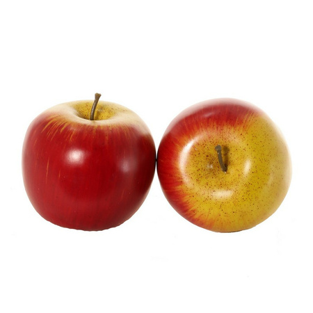 Kunst/sier fruit appels 8 cm