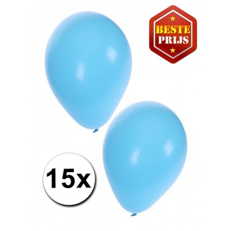 Lichtblauwe en lichtroze ballonnen 30 stuks
