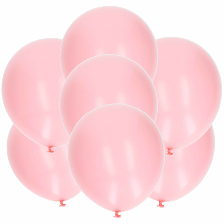 Meisje geboren helium tankje met blauw/witte ballonnen 30 stuks