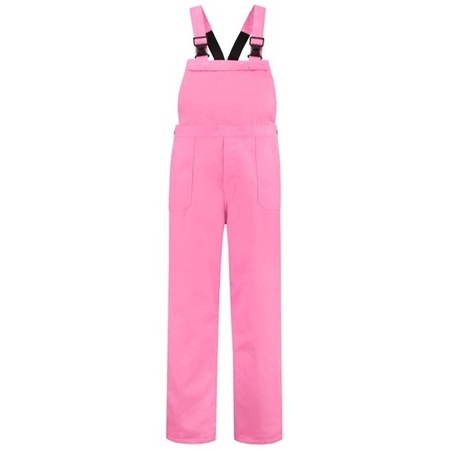 Light pink dungarees for adults