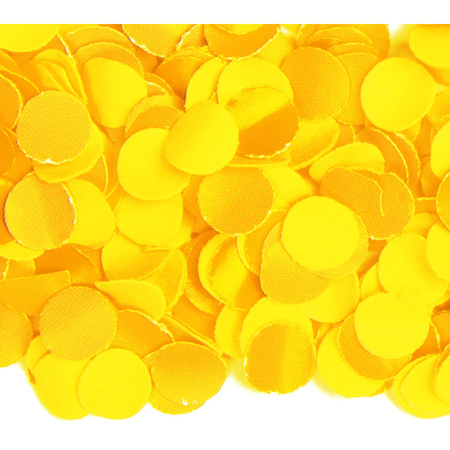 Gele confetti zak van 1 kilo