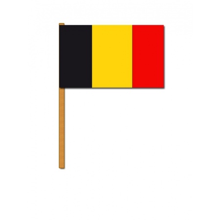 Belgie zwaaivlaggetjes 30 x 45 cm