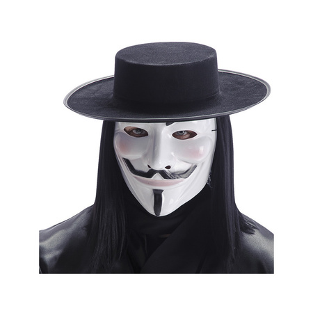 Luxe wit masker V for Vendetta
