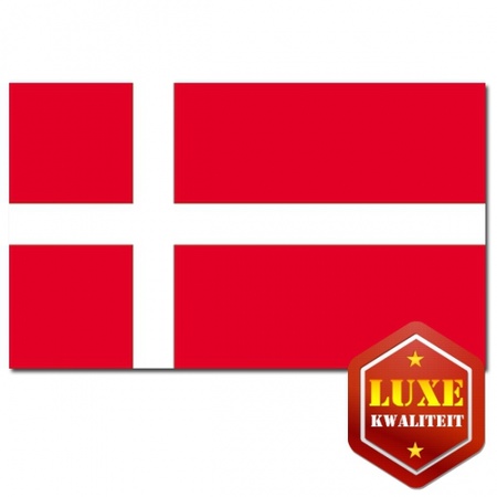 Deense vlag luxe kwaliteit