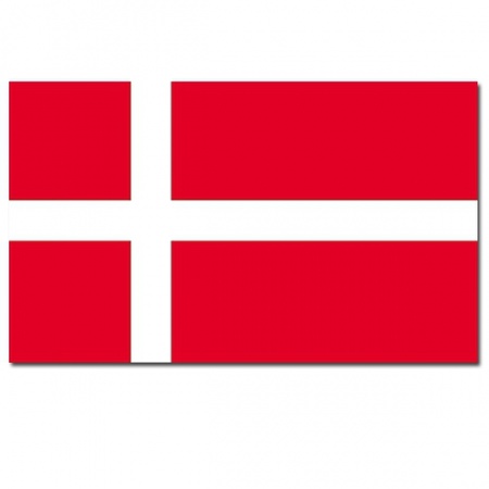 Deense vlag luxe kwaliteit