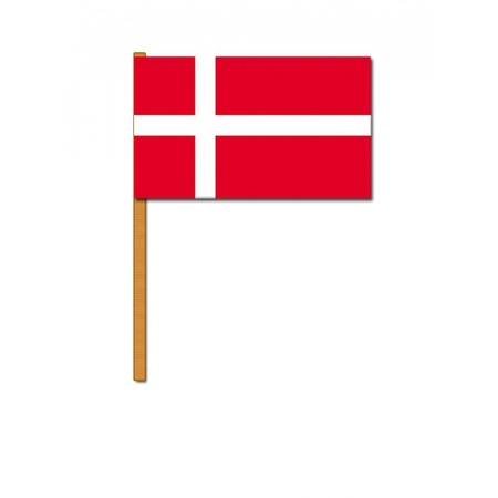 Denemarken zwaaivlaggetjes 30 x 45 cm
