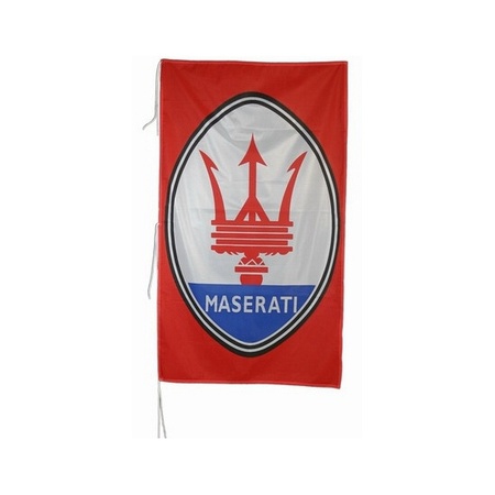 Maserati vlag rood 150 x 75 cm