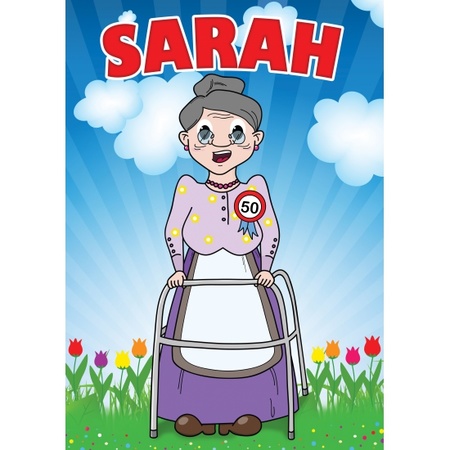 Feestpakket 50 jaar Sarah