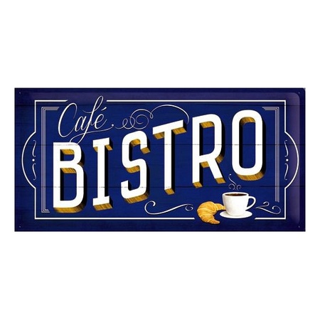 Wall plate bistro 25 x 50 cm