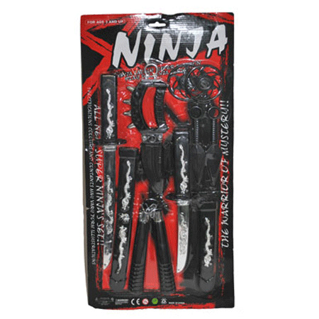 Ninja speelgoed verkleed wapens set voor kinderen