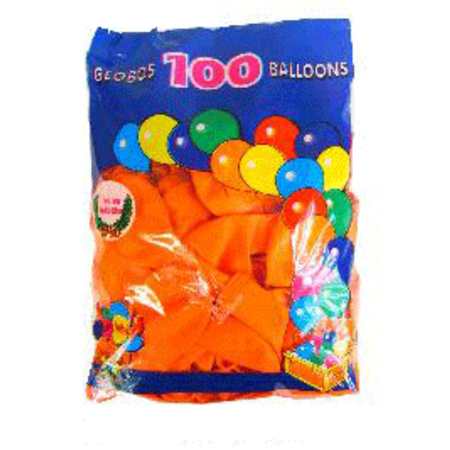 100x Oranje holland ballonnen