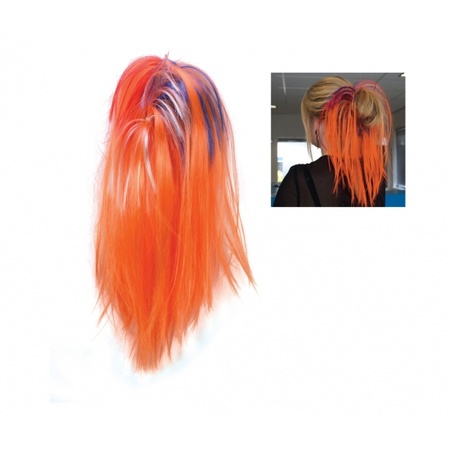 Oranje haarextensions voor dames