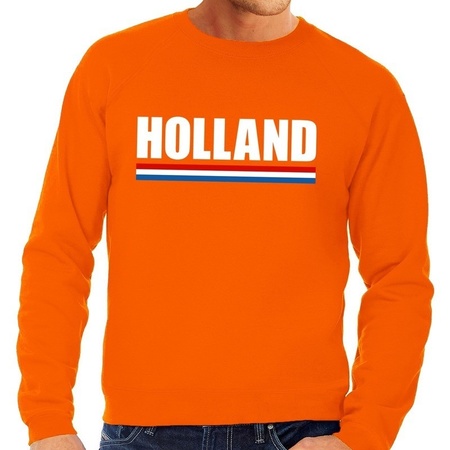 Holland supporter big size sweater orange men