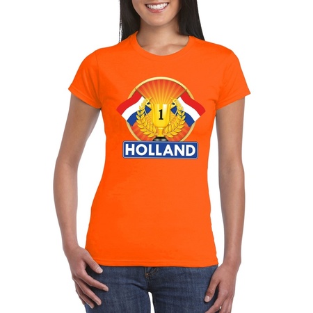 Holland kampioen shirt oranje dames