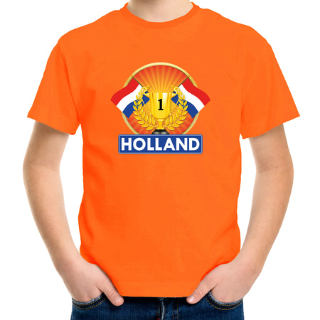 Holland kampioen shirt oranje kinderen