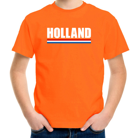 Holland supporter shirt oranje kinderen