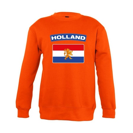 Orange Holland flag sweater kids