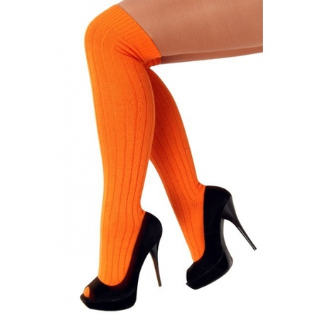 Orange knee socks size 41-47