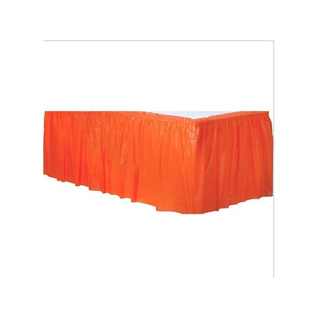 Oranje tafelkleed rand