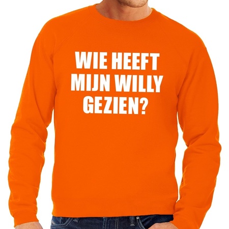 Oranje Willy sweater heren