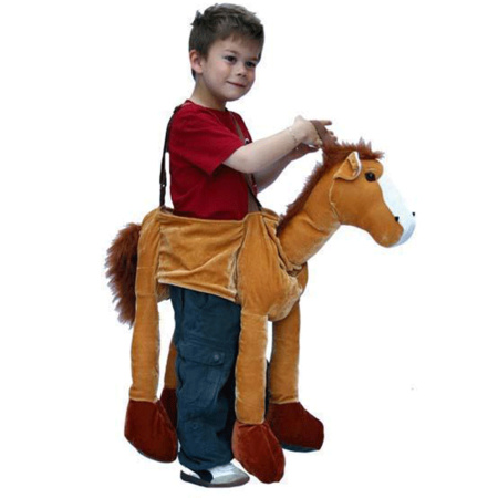 Pluche paarden kostuum voor kids